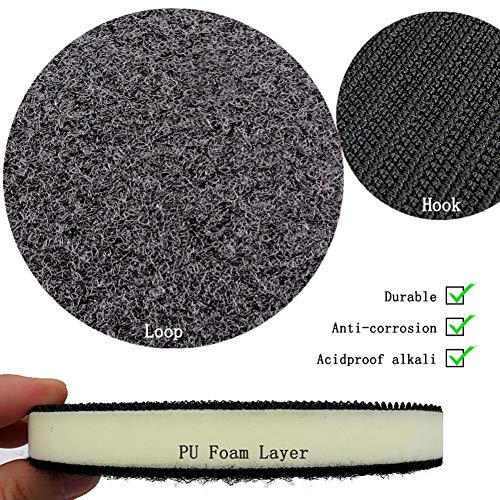 Mousse interface pad 125 mm pour éliminer les vibrations de ponçage - 4