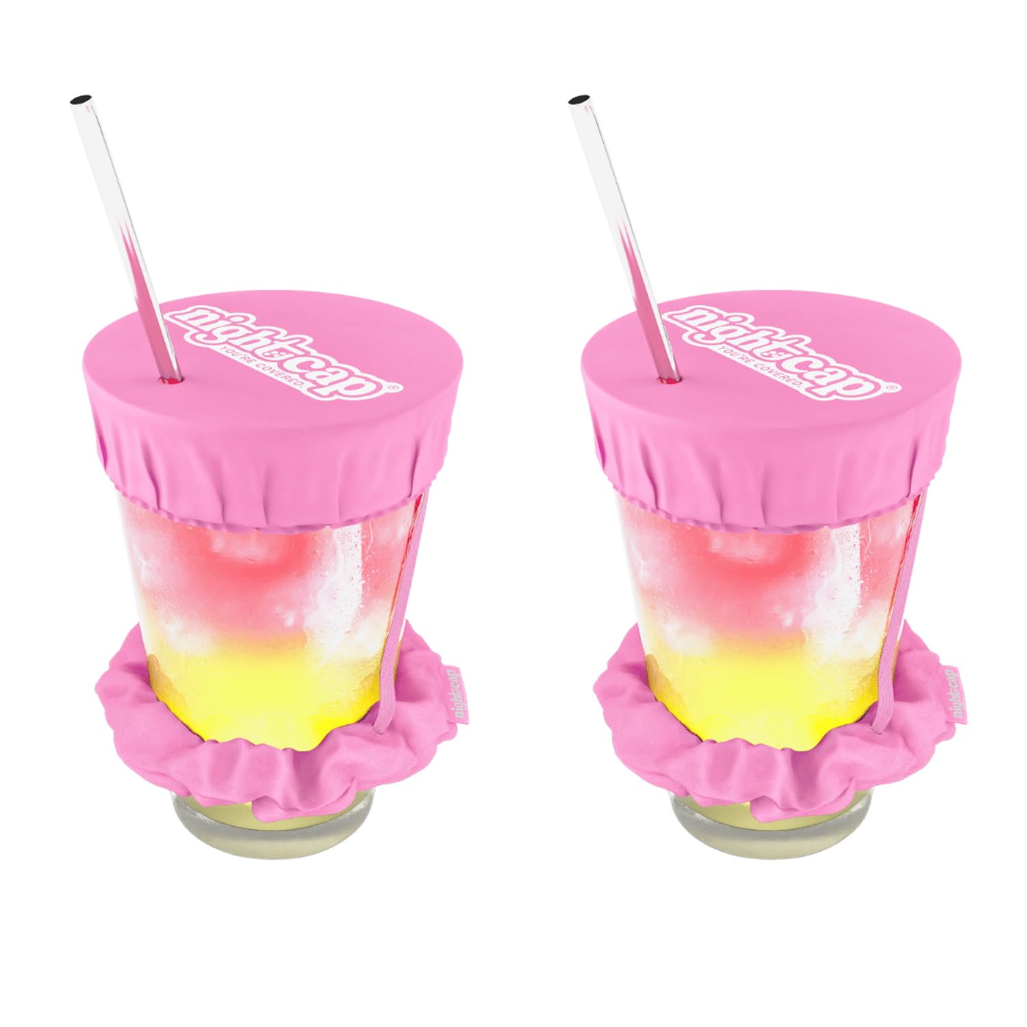 Nightcap Drink Cover Scrunchie- The Reusable Drink Spiking Prevention Scrunchie As Seen on Shark Tank