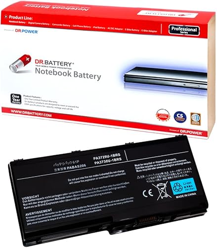 PA3730U-1BRS PA3729U-1BRS Reemplazo de batería para Toshiba Satellite P500 P505 Qosmio X500 X505 series 10.8V48Wh