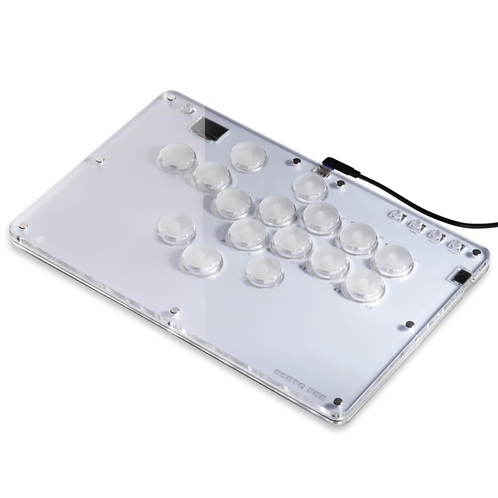 Sponsored Ad - Leverless Controller Arcade Stick CosmoxGaming T16-C: Leverless Arcade Stick with Turbo,Leverless Controller for PC/PS3/PS4/Switch Game,Crystal Low-Profile Switch Arcade Stick Support Hot Swap & SOCD