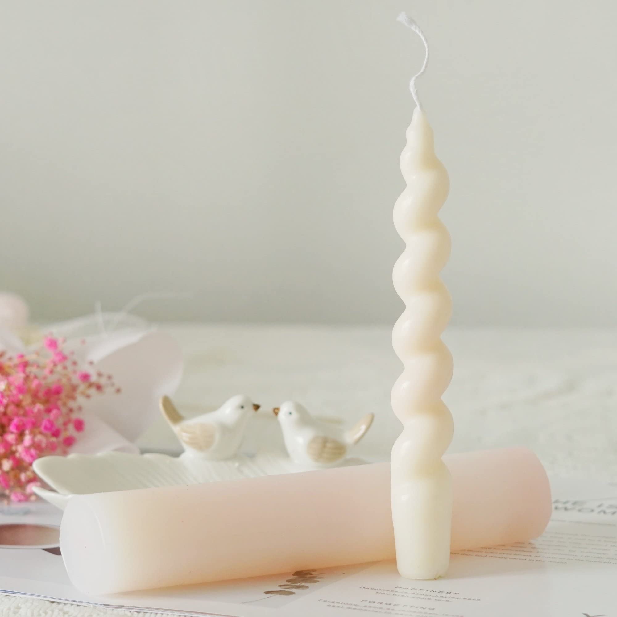 AFF Spiral Taper Candle Mold, DIY, Silicone Candle Mold, Candle Mold for Candle Making, Candle Mold Twist, Flexible and Reusable Mold (B0BBVZKSQG) Amazon Price History, Amazon Price Tracker