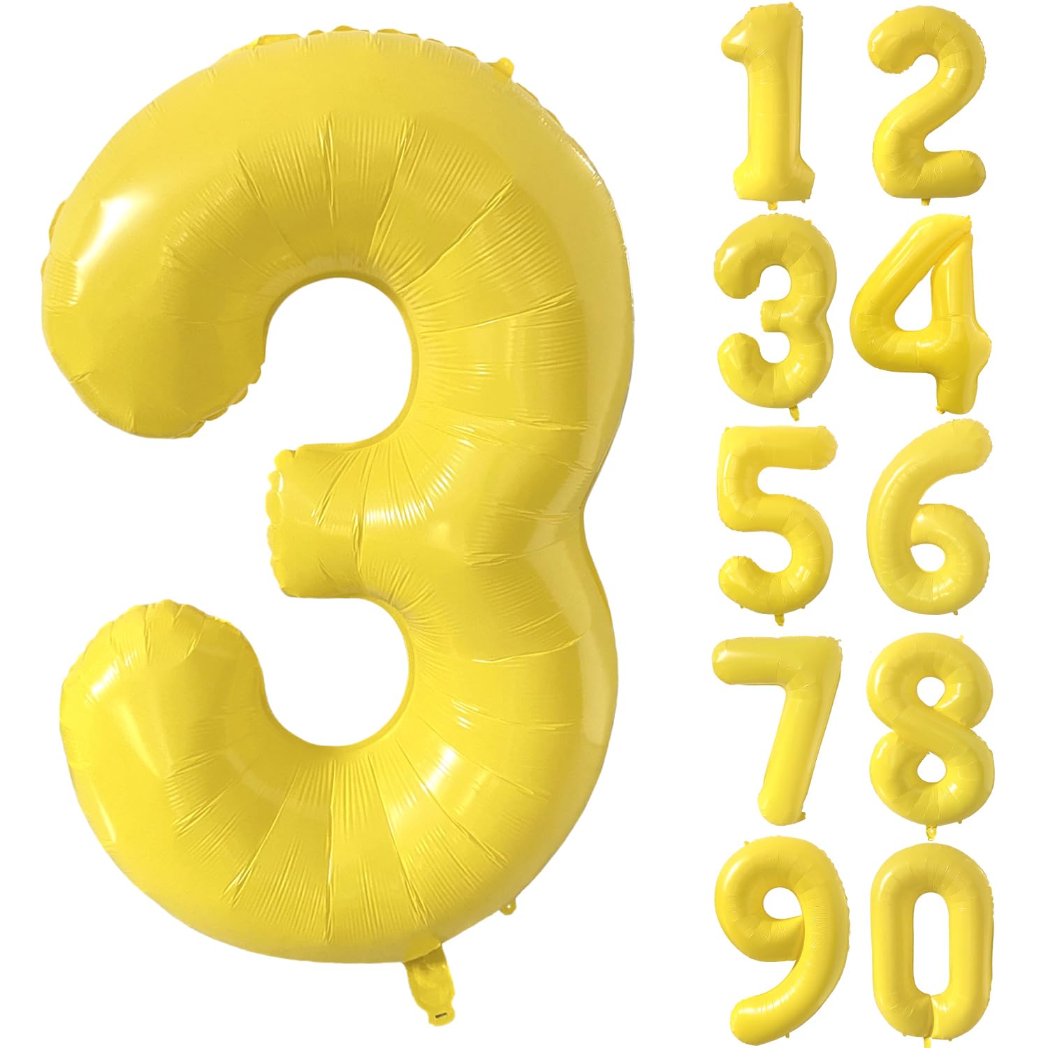 Red 0 balloon 40 Inch Giant Helium Foil Number 0 to 9 Red Balloon Birthday Wedding Party Digital Decorations (Number 0) — view 423
