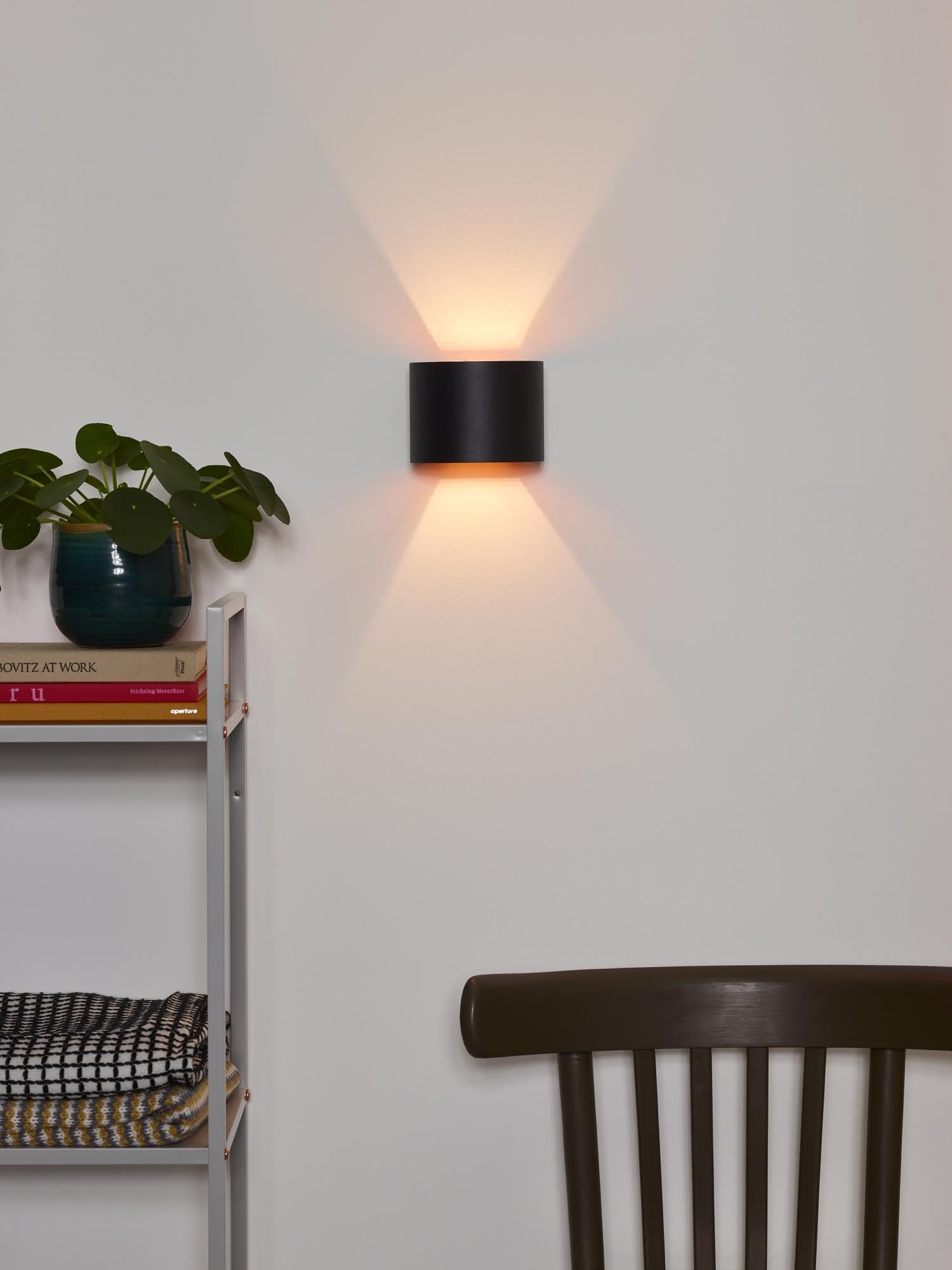 LUCIDE XIO - Wandleuchte - LED Dim. - G9-1x3,5W 2700K - Einstellbarer Abstrahlwinkel - Schwarz