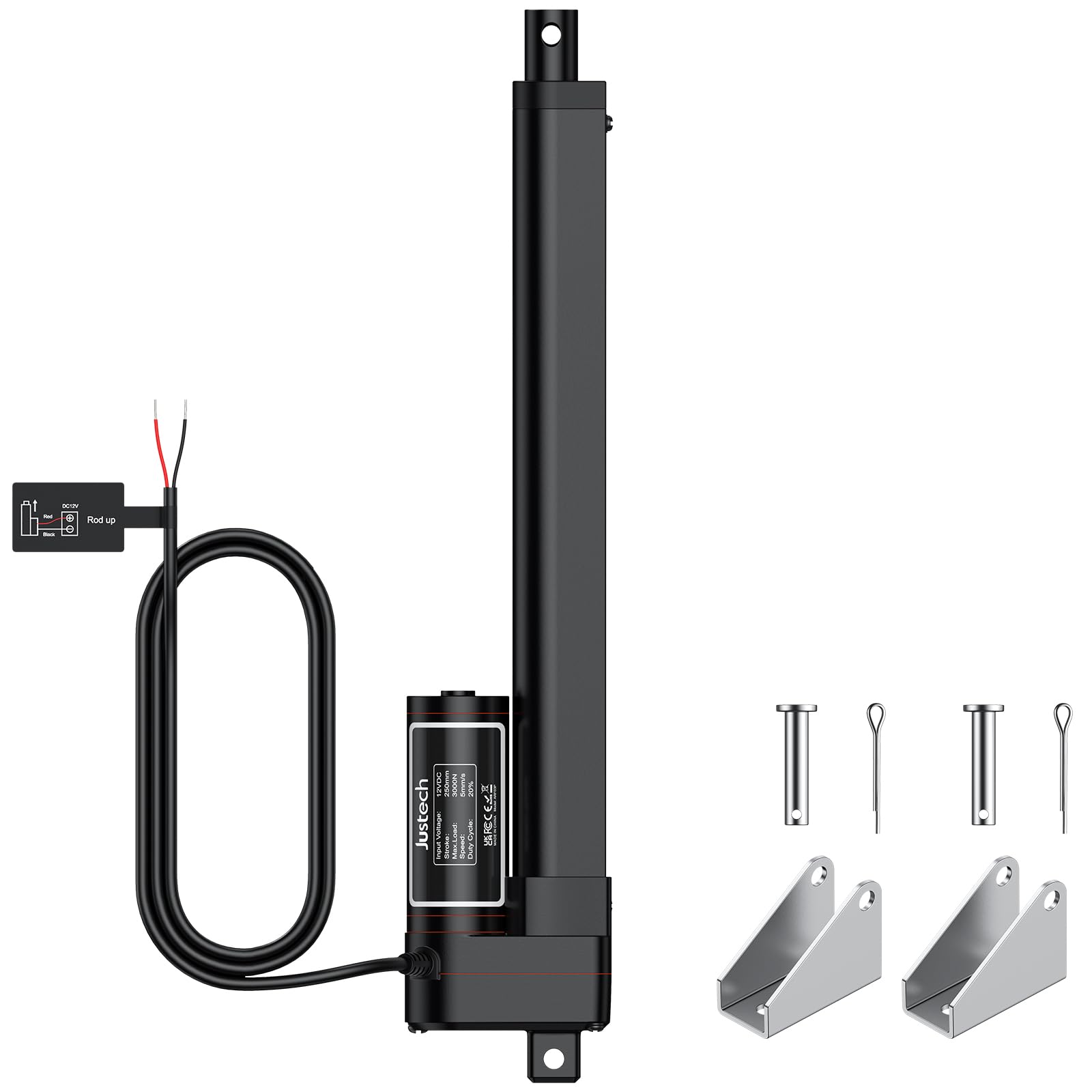 Heavy-Duty 12V Linear Actuator - 660LBS Thrust -9