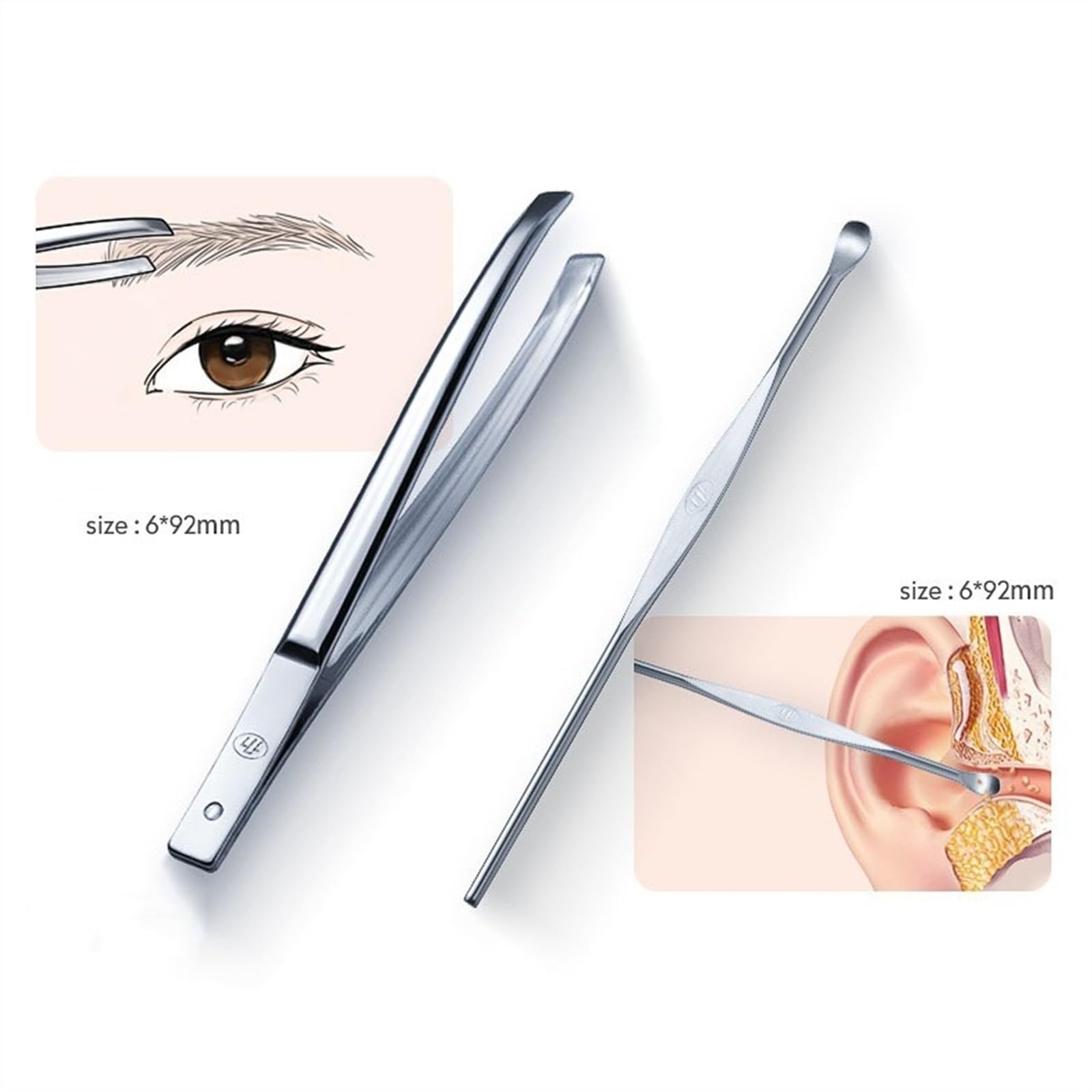 Nagelknipser-Set, Maniküre-Set aus Edelstahl für Damen und Herren mit Aufbewahrungsbox aus Kunststoff, tragbar, professionell, für Finger und Zehen