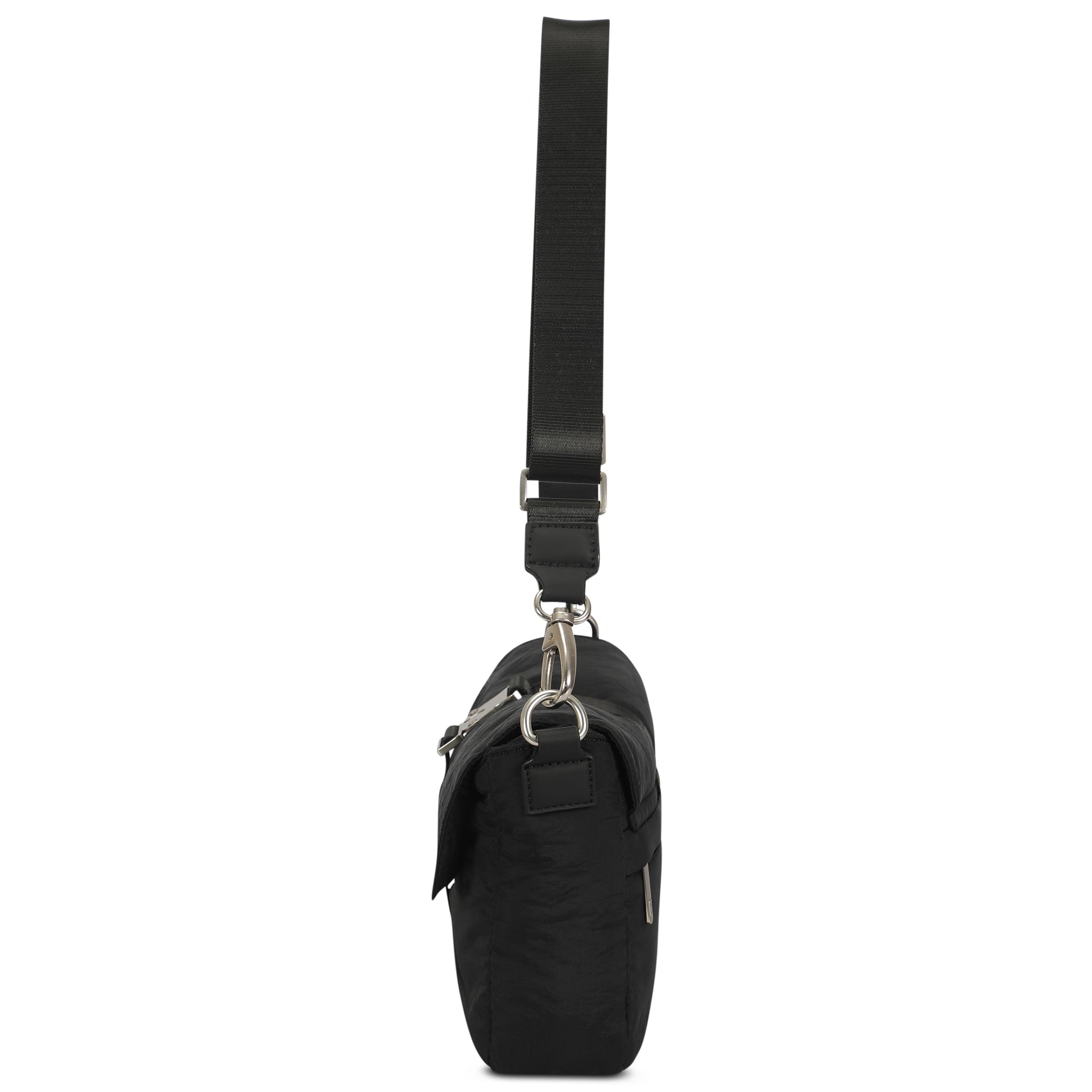 Expatrié Borsa a Tracolla da Donna - Bobby - Borsa Piccola in Nylon - Borsetta con Fibbia in Metallo e Cerniera - Tracollina Piumino Elegante - Crossbody Puffer Bag - Idrorepellente