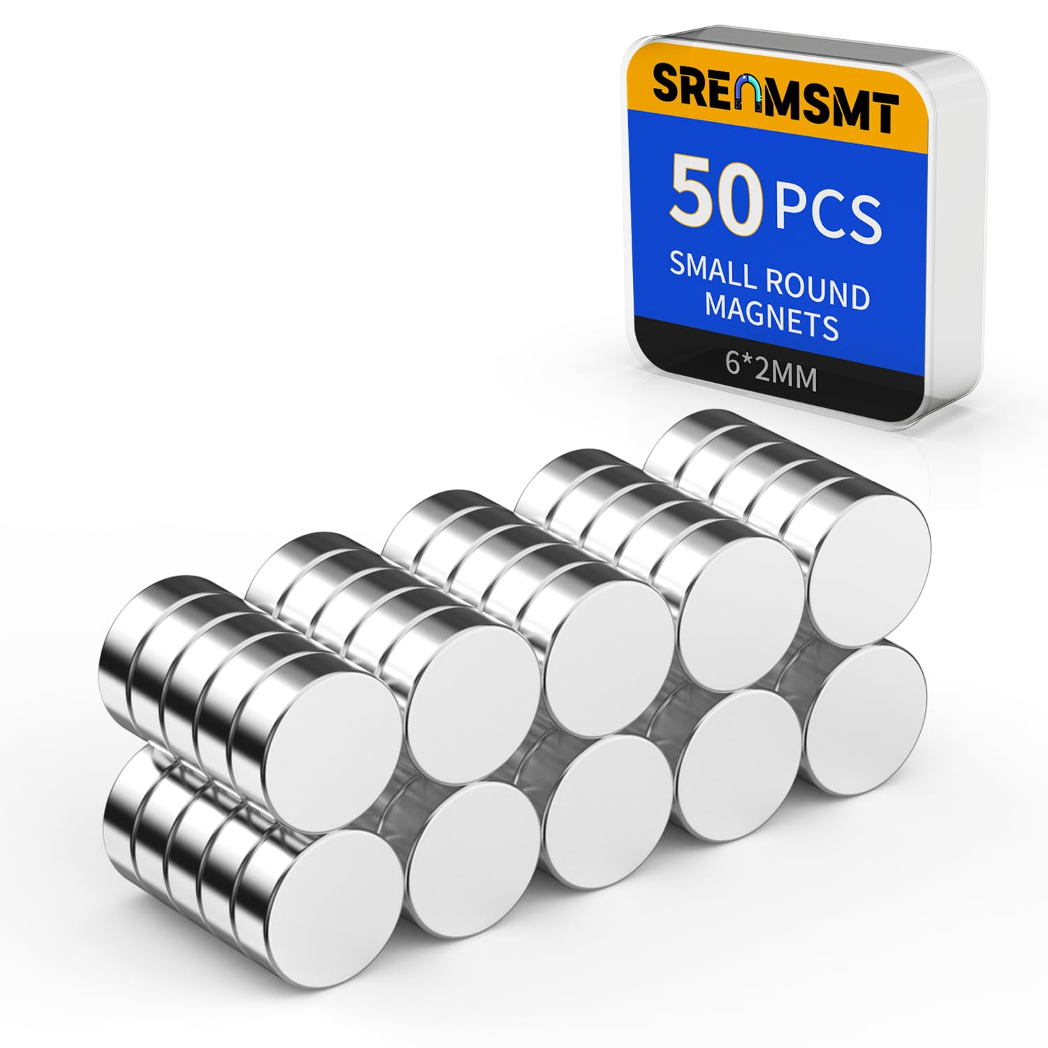 Round Magnets, 6x3mm Neodymium Magnet for Crafts, 150 Pack — Amazon image 14