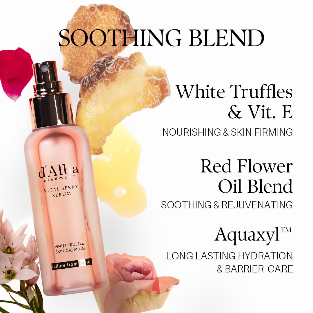 d'Alba White Truffle Vital Spray Serum 100 ml Sakinleştirici Nemlendirici Sprey Serum