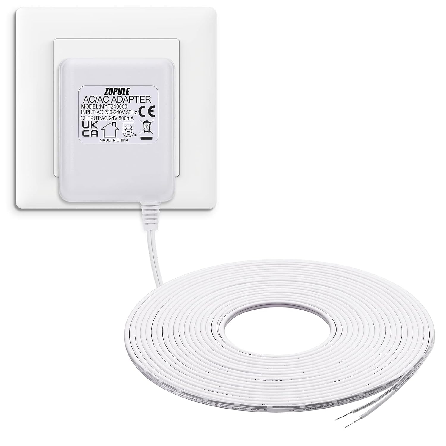 24 Volt Doorbell Transformer, C Wire Adapter Thermostats, Compatible