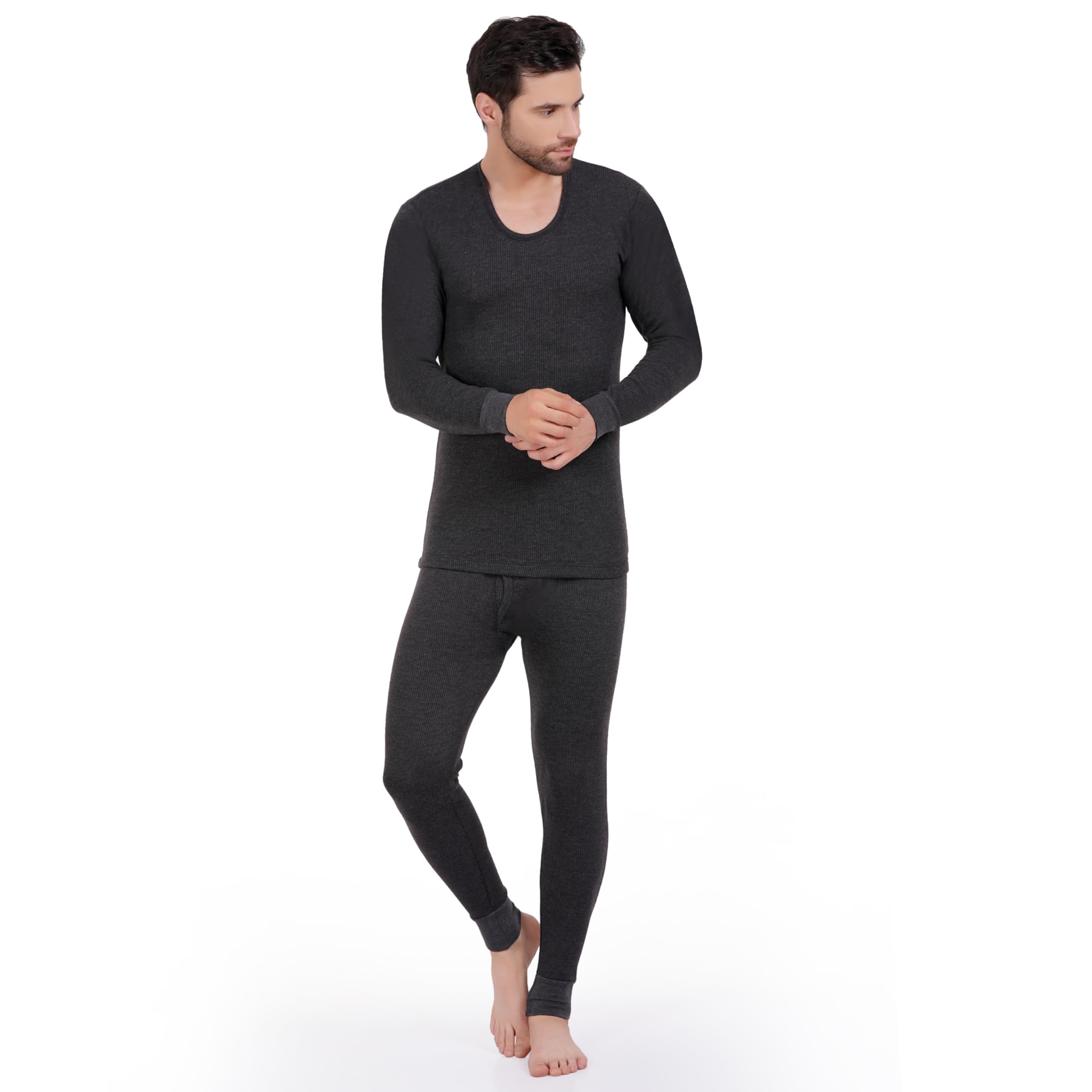 unipearl Ultimate Winter Warmth for Him: Premium Men's Full Sleeve Cotton Thermal Lower for All-Day Comfort and Coziness-picture-34