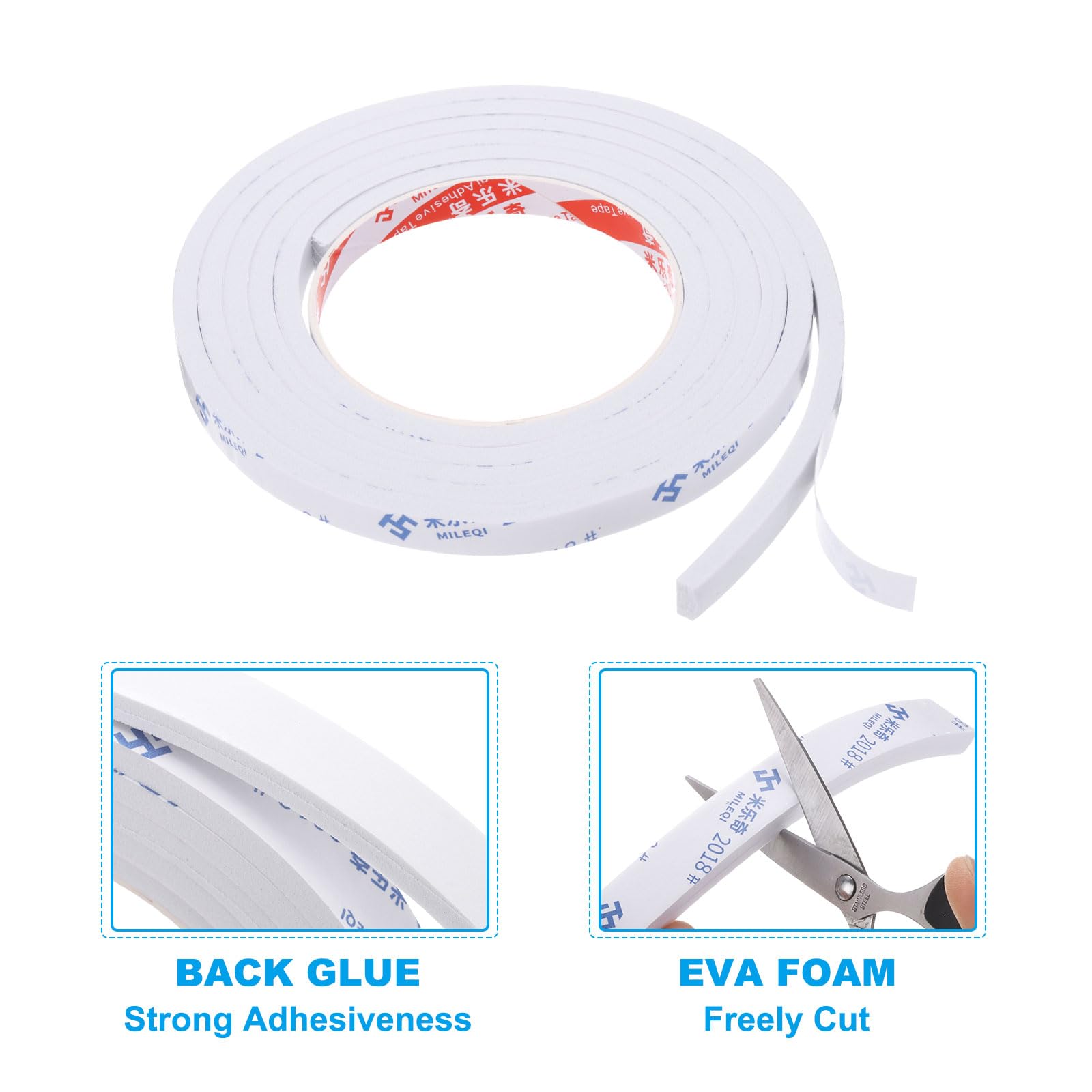 PATIKIL 2m/6.6ft Sealing Foam Tape - Image 3