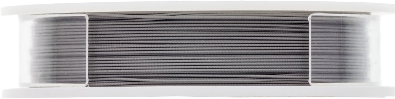 Soft Touch Bead Wire, Clear, 0.019 Inch, 100 Feet | BDC-401.19
