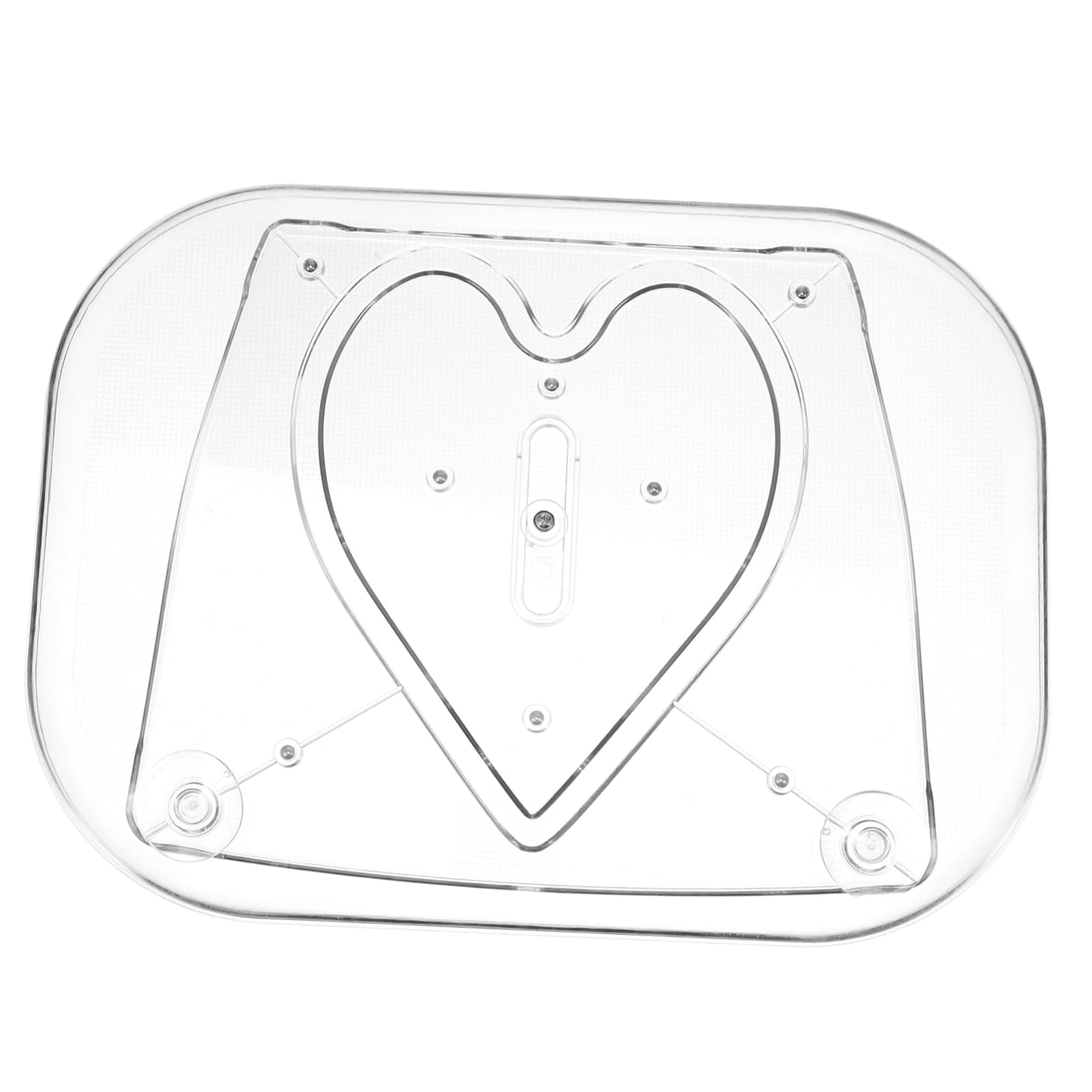 Anneome Bandeja Giratoria De Especias Transparente Organizador De Cocina Resistente y Espacioso Para Refrigerador y Encimera Accesorio Práctico De Almacenamiento
