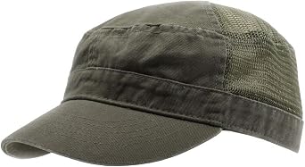The Vintage Year Heavy Stitching Washed Cotton Cadet Hat - Durable Military Baseball Cap for Men & Women, Outdoor Casual Wear