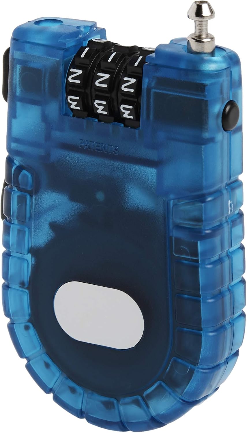 Master Lock 4603D/4605D Retractable Cable Lock, Contains Only One Lock, Colors May Vary