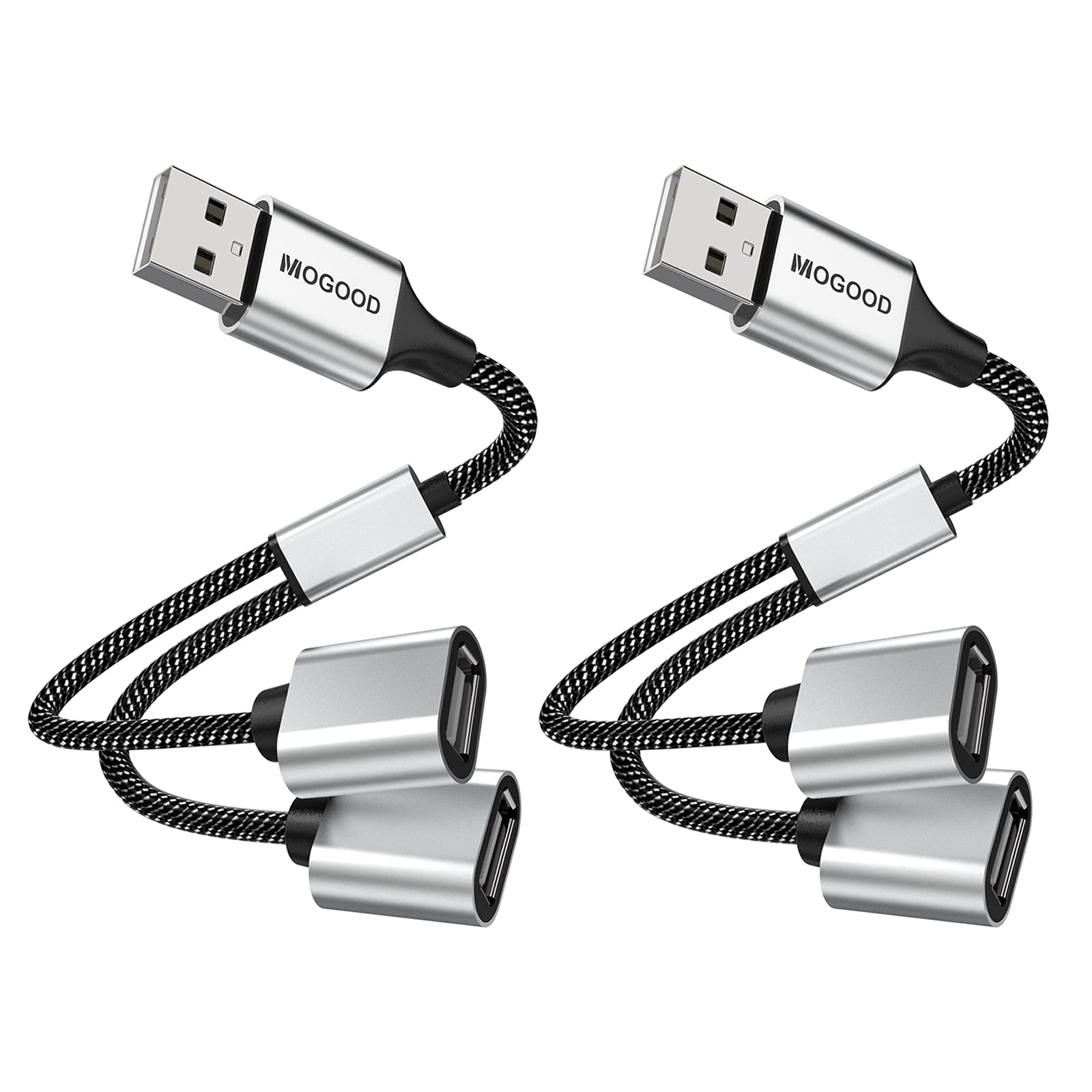 Buy USB Splitter Cable MOGOOD USB y Splitter Adapter Dual USB 2.0 Power