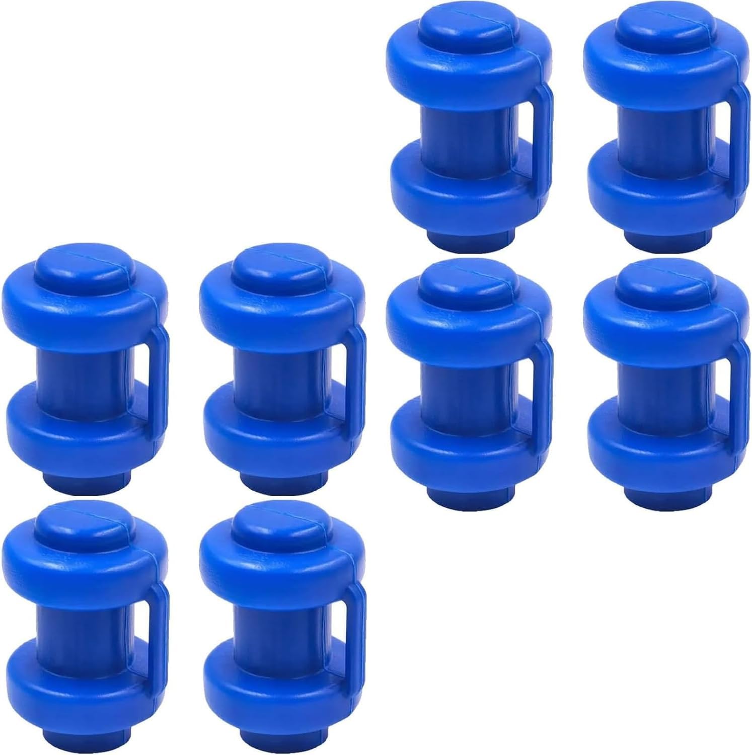 hankousi 8 Piece Trampoline Pole Caps, Foam Pole Covers and Replacement Safety Net for Sportpower Trampolines (25mm)