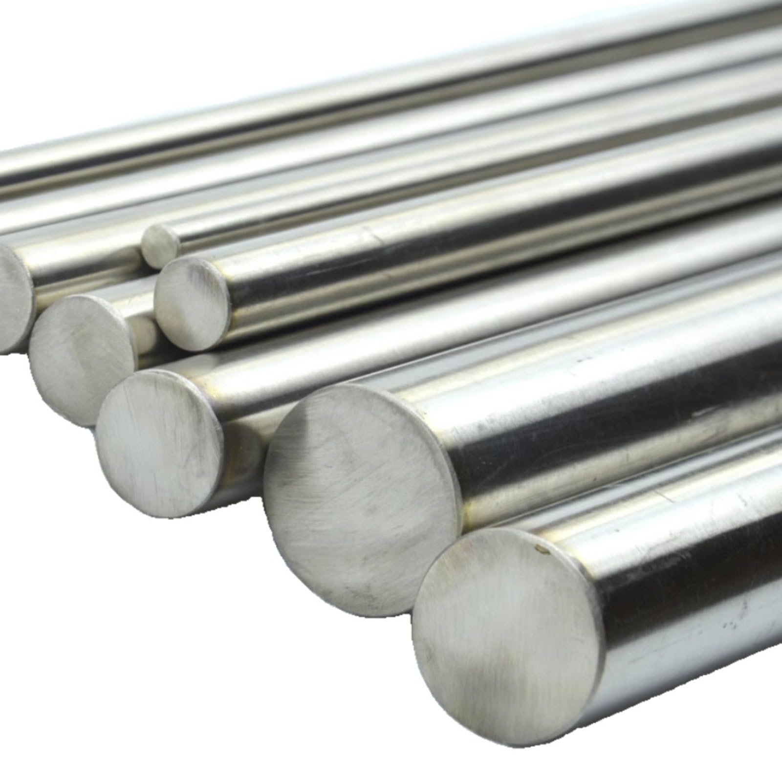 1 pręt ze stali nierdzewnej, długość 100 mm, pręty ze stali litej 304, okrągły wałek liniowy (średnica 50 mm)