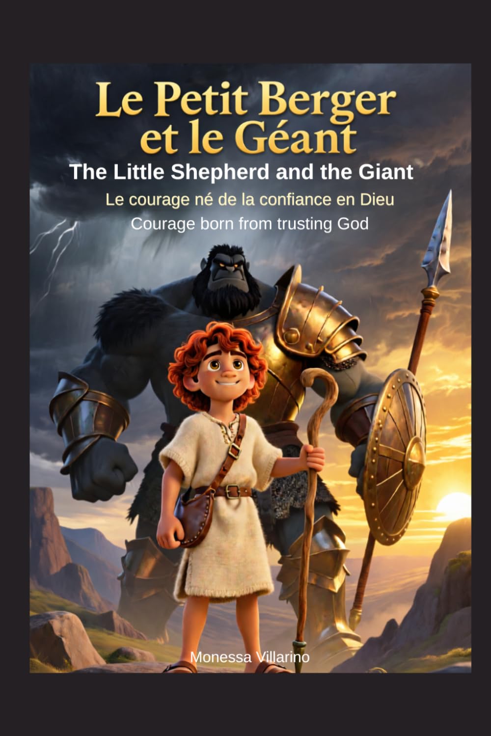 Le Petit Berger et le Géant Le courage né de la confiance en Dieu: The Little Shepherd and the Giant Courage born from trusting God