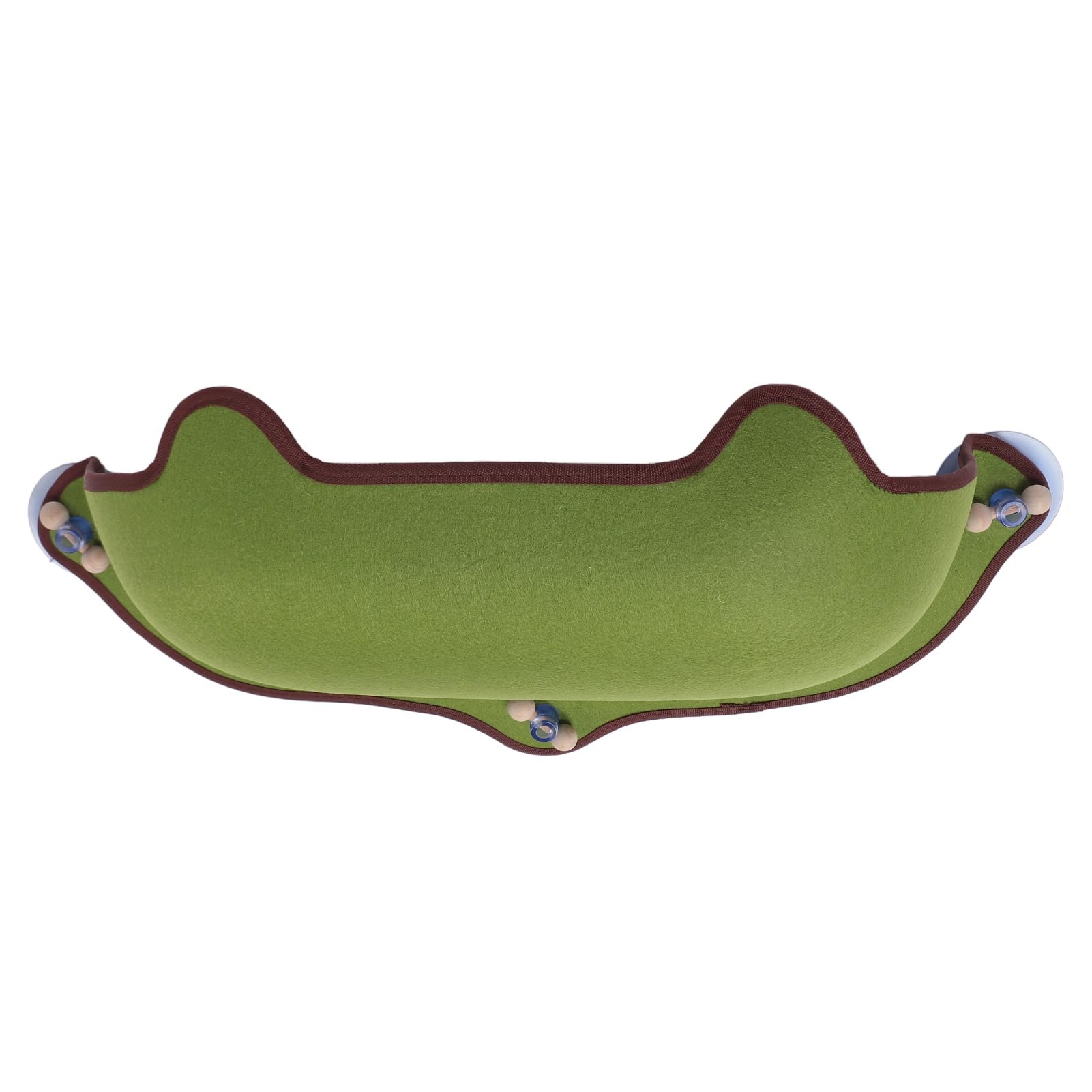 Generic Hamaca para Ventana de Gato, Cómoda y Transpirable, Percha para Ventana con Ventosa, Alfombrilla para Gatos, Fácil Limpieza para Alféizares (Green)