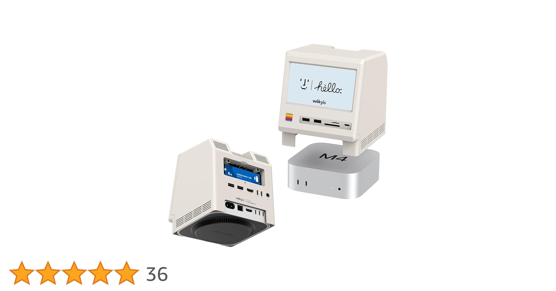 Wokyis M5 5インチモニター レトロデザインドックステーション Amazon.co.jp: Wokyis M5 レトロデザインドックステーション