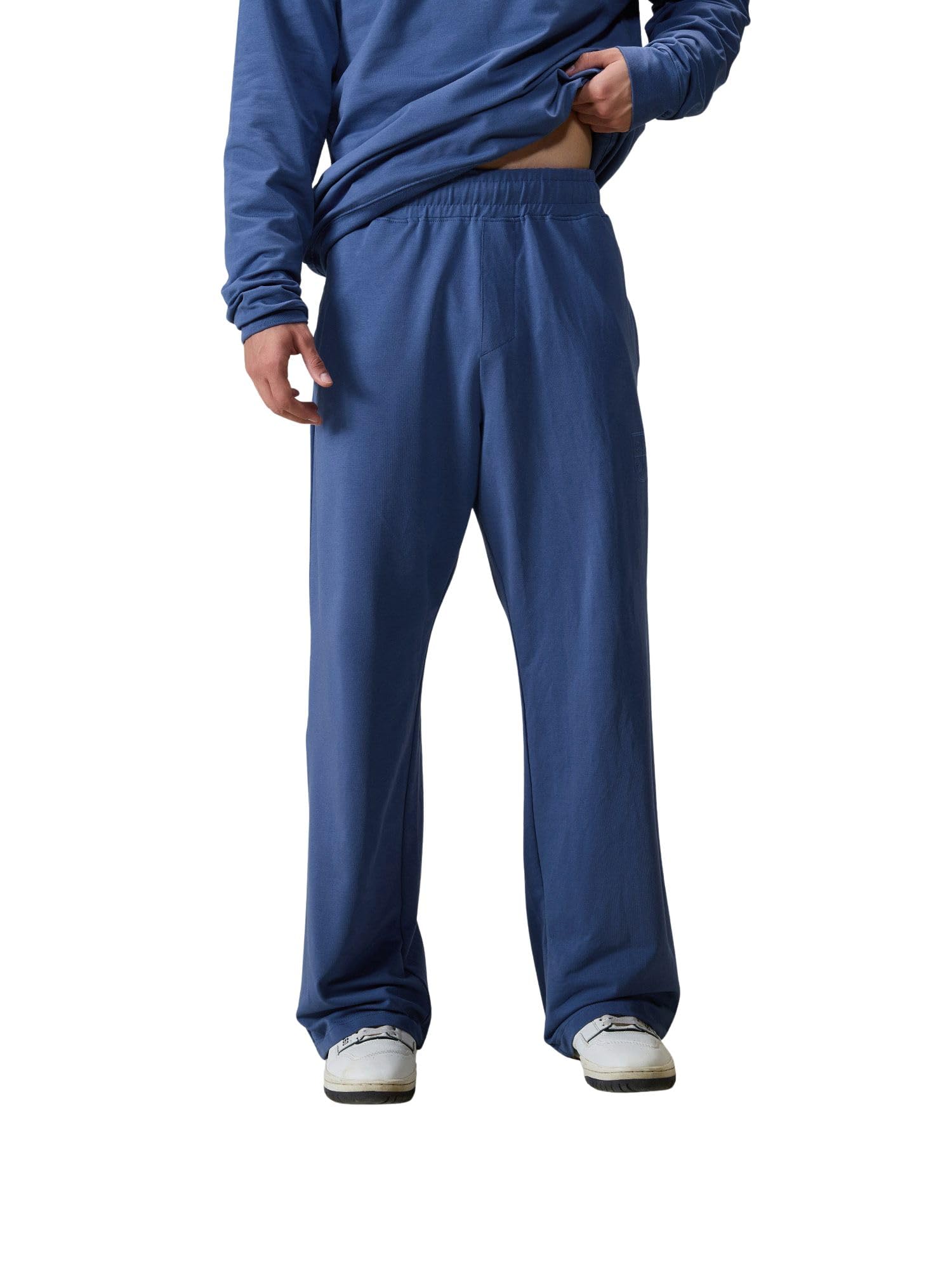 cava Wide Leg Joggers for Men | High Waist Lounge Pants, Soft Cotton Terry, Relaxed Fit Sweatpants with Pockets-picture-17