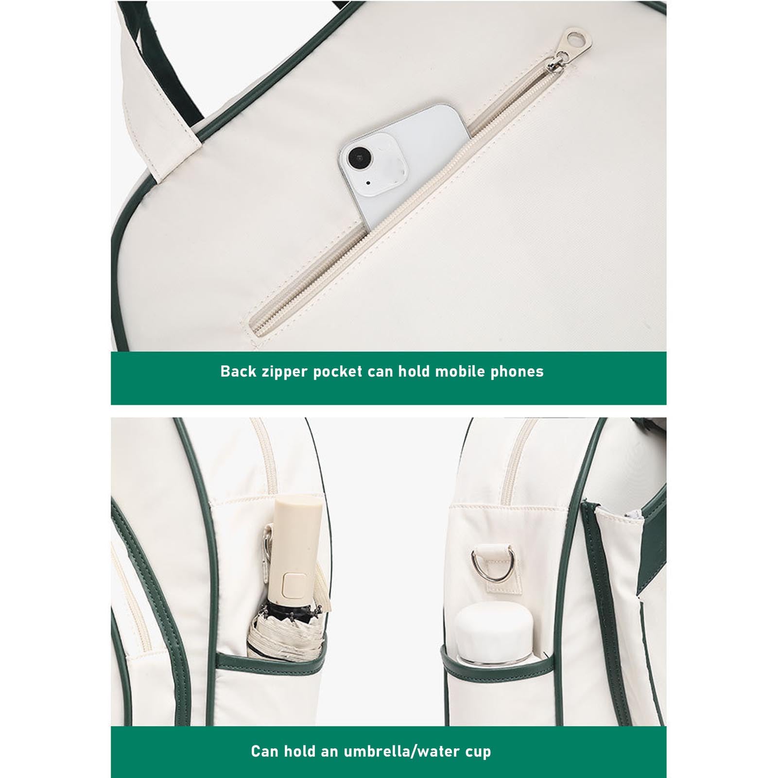 Goshyda Tennisschlägerbeutel, Wasserdichtes Tennis -Schläger -Umhängetasche mit Separatem Schuhfach, Isolierter Cup -Halter für Sportplatz