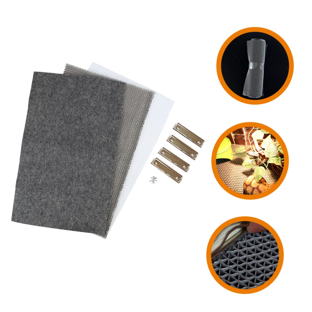 YARNOW Tappetino Riutilizzabile per Rettili Substrato per Serpenti e Tartarughe Tappeto Traspirante e Confortevole per Terrario Accessori per Lettiere per Animali Domestici
