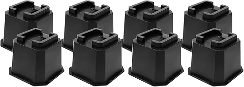 Miniatura 7 de Elevadores de cama de 2 pulgadas, elevadores de muebles de cama de 2 pulgadas, elevadores de altura de 2 pulgadas, resistentes, elevadores de cama