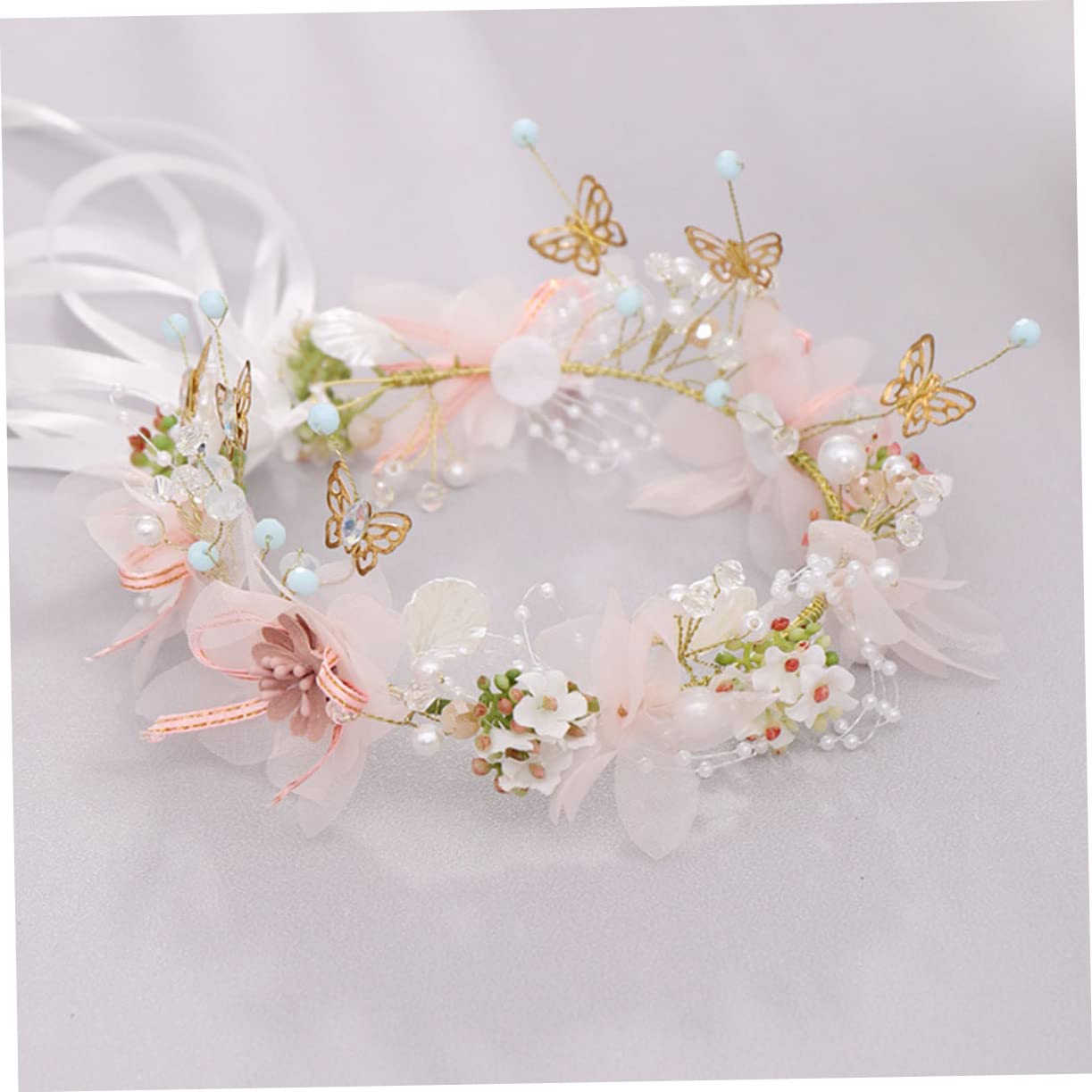 FRCOLOR 3stücke Braut Haarkranz Blumen Für Farbige Blumenwreath Als Haaraccessoire Für Strand Festival Fotografie Und Feiern Langlebig Und Rutschfest