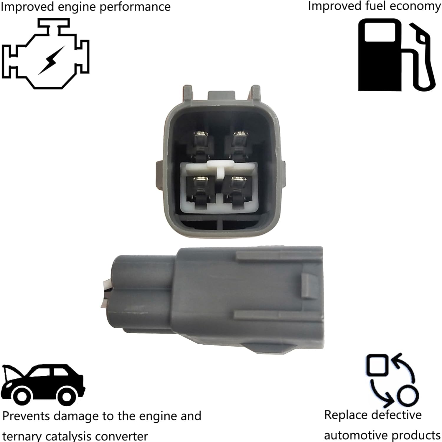 Dropwater Downstream Rear Oxygen O2 Sensor Compatible with Toyota 2002-2014 Camry,2008-2004 Solara,2005-2014 Avalon,2010 4Runner,3.0L 3.3L 3.5L,Replaces#234-4064 SG768 75-3049 213-3025