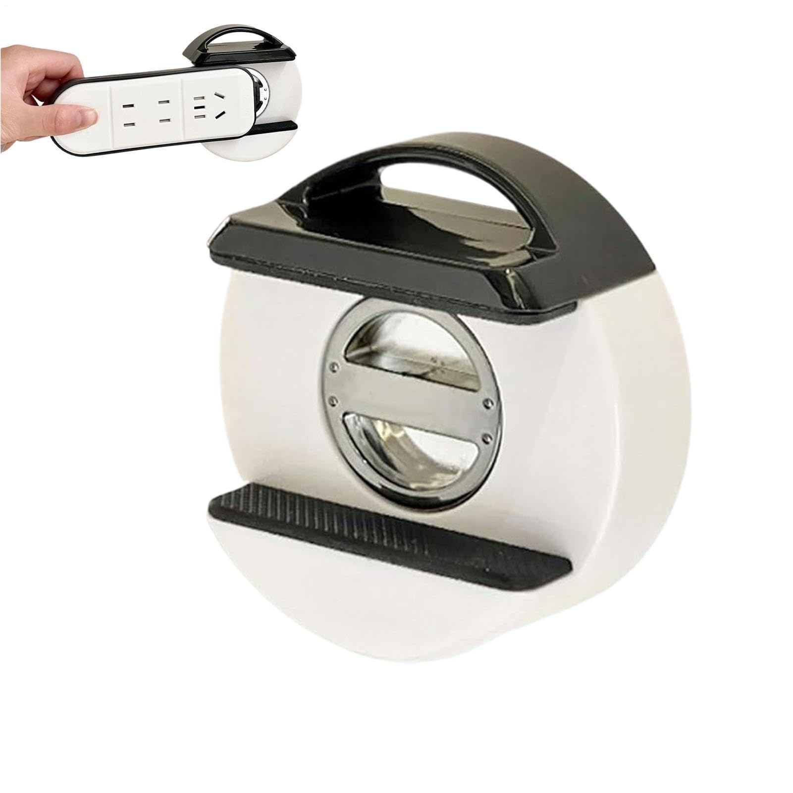 Supporto per mattoni elettrici con ventosa, supporto rotante per l'organizzazione dei cavi, design ad angolo regolabile per mobili da camera da letto, cucina e armadio