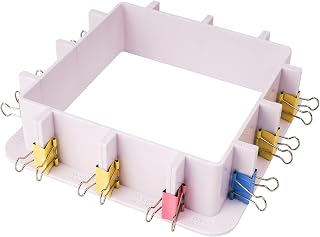 LET'S RESIN Adjustable Silicone Mold Housing Frame Kit - DIY Custom Resin, Candle, Soap Molds Maker, Reusable Plastic Frame (Not for Resin Casting)