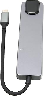 Docking Hub,6 in 1 TypeC to HighDefinition Multimedia Interface USB3.0 PD Expansion Dock,Plug and Play,Support HighDefinition Multimedia Interface,4K HD Resolution,for Transfer