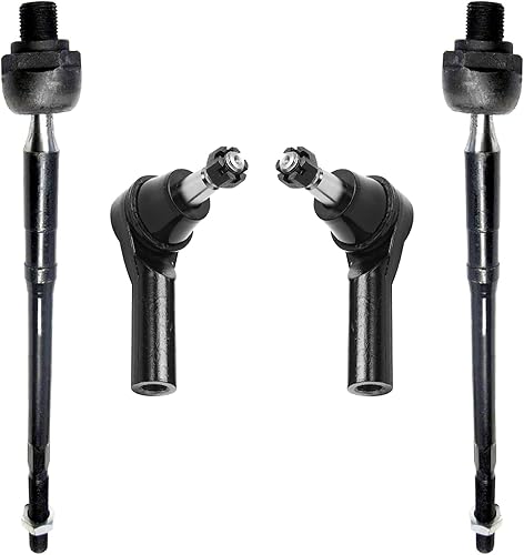 Miniatura 99 de Detroit Axle - 4 barras de acoplamiento delanteras para Hyundai Elantra Forte Koup Forte5, 4 extremos de barra de acoplamiento interiores y