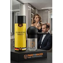Transformacion Aplikat rl  Sa  Dolgunla t r c  Set KOYU TON KAHVERENG | 50gr Topik Fiber Tozu & Profesyonel Pompa 721501