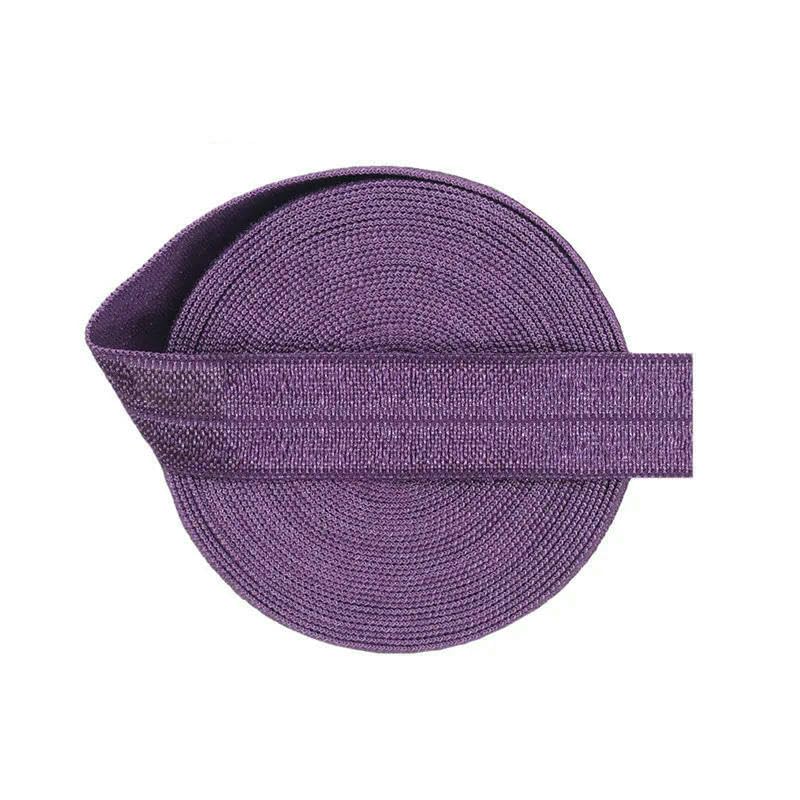 Rollo de 50 100 yardas de elásticos de satén de licra, brillantes y lisos, de 15 mm y 5/8", para doblar, para diademas, vestidos y costuras, color rojo, 100 yardas