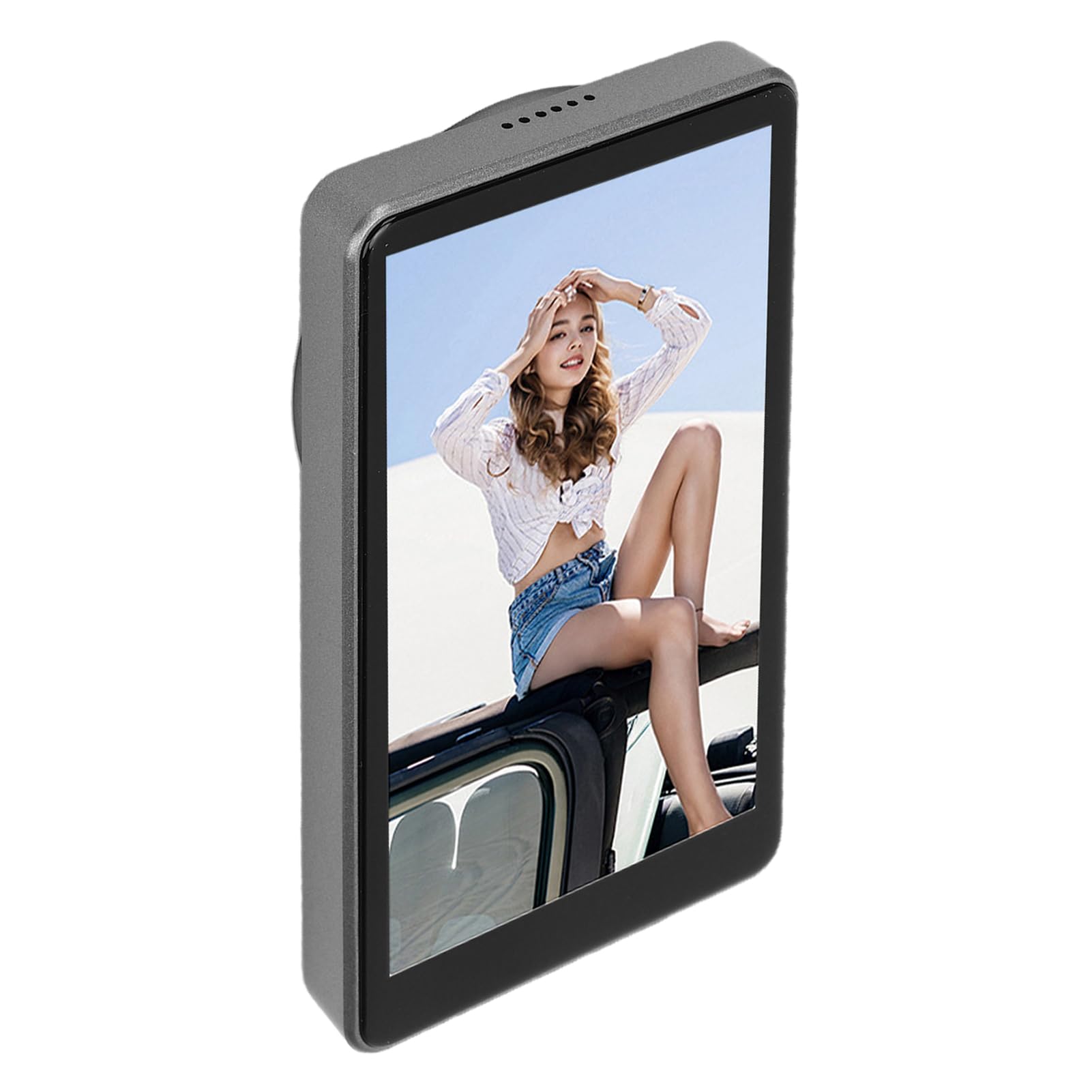 Schermo Monitor Selfie Vlog da 4,02 Pollici Ruotante a 180° 4K HD per Creatori di Contenuti e Vlogger Design Magnetico