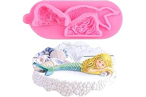 Mermaid Fondant Silicone Molds for Exquisite Cake Decorations