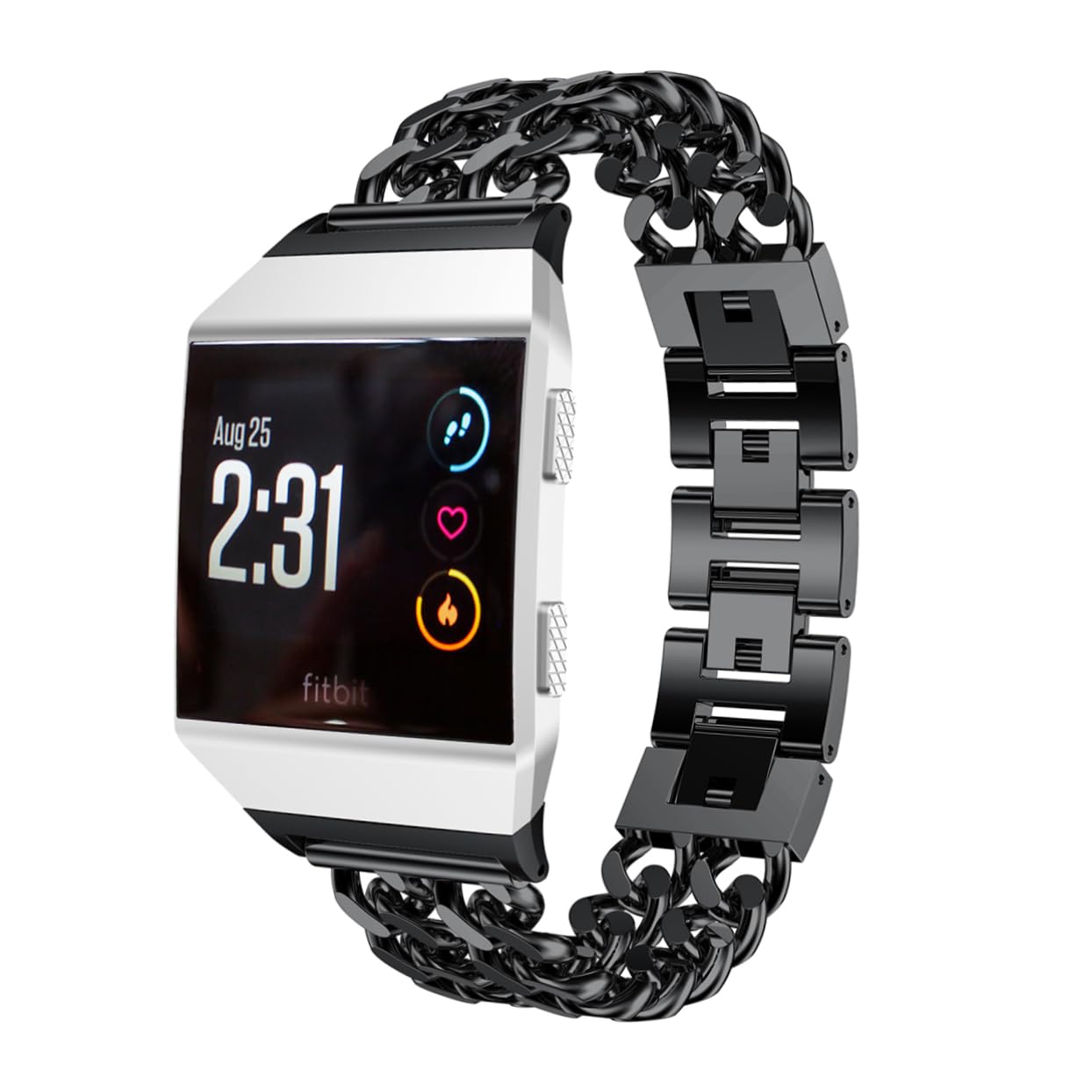 HEMOTON Inoxydable Bande Noir Oens Noir Fi Anti Rouille Bracelets Comdum Lisse Crna Confortable Réglable Bracelet Habillé Solide En Alliage De Zinc Denim Chaîne
