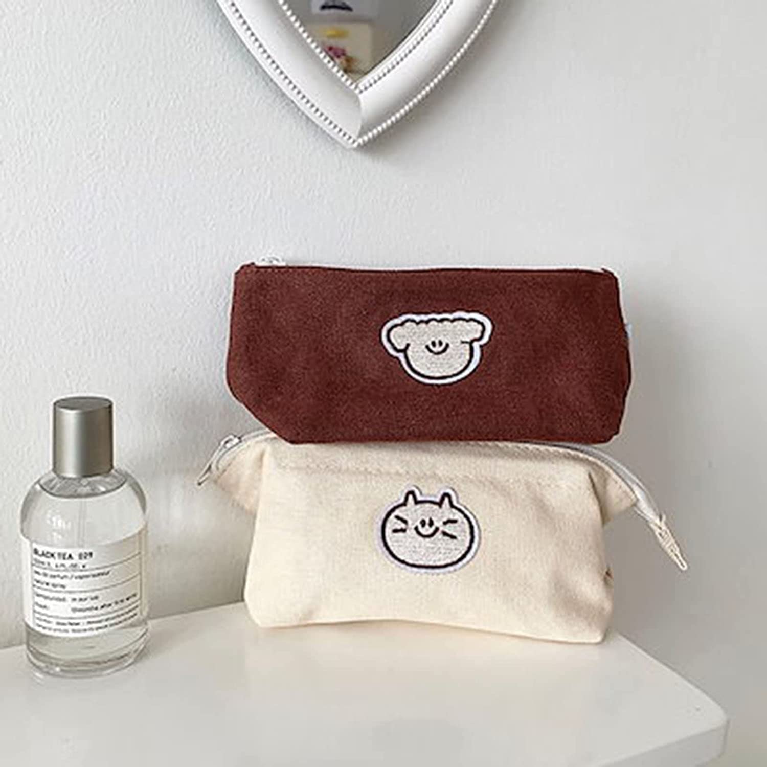 ⭐️人気商品⭐️筆箱 韓国 猫ちゃん かわいい犬 シンプル　ペンケース Amazon.co.jp: 筆箱 韓国 猫ちゃん かわいい犬 シンプル ふでば