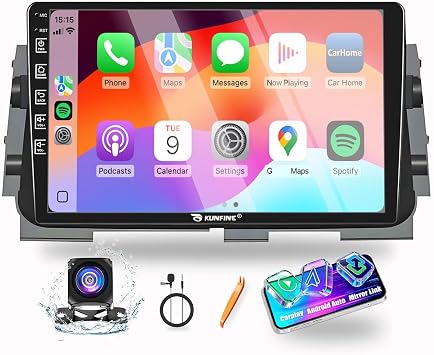 for Nissan Kicks 2018-2025 Car CarPlay Android Auto Navigation Stereo GPS Radio Reverse Camera Display 10" IPS Touchscreen Headunit Tablet Pad Media Player, if Applicable Quad Core 2G+64G