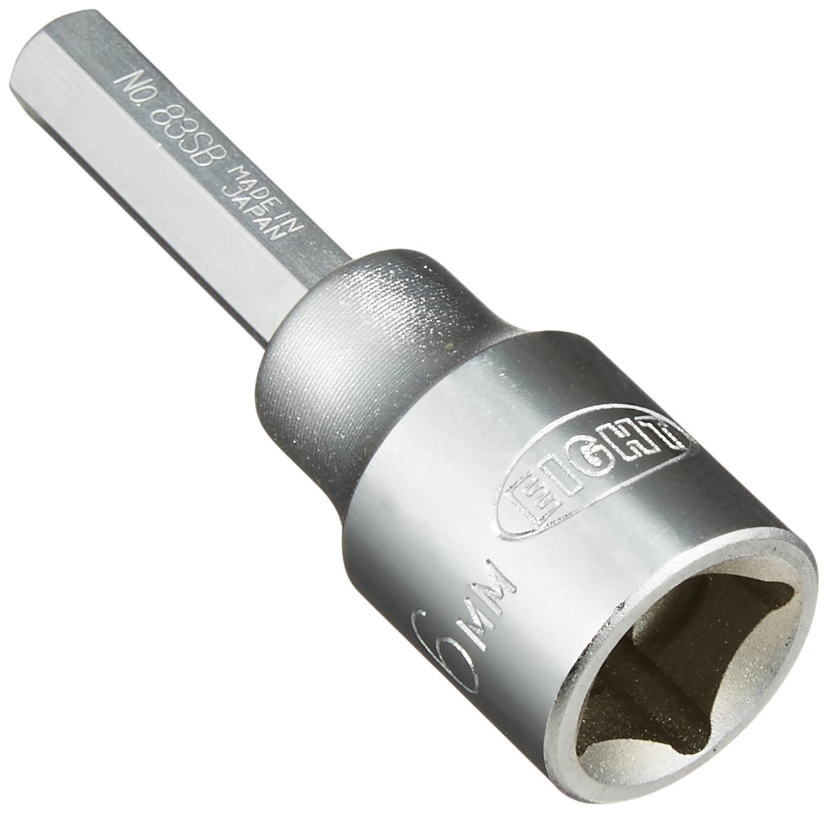 Amazon | エイト 六角ソケットビット 標準寸法(差込角9.5mm) 6mm