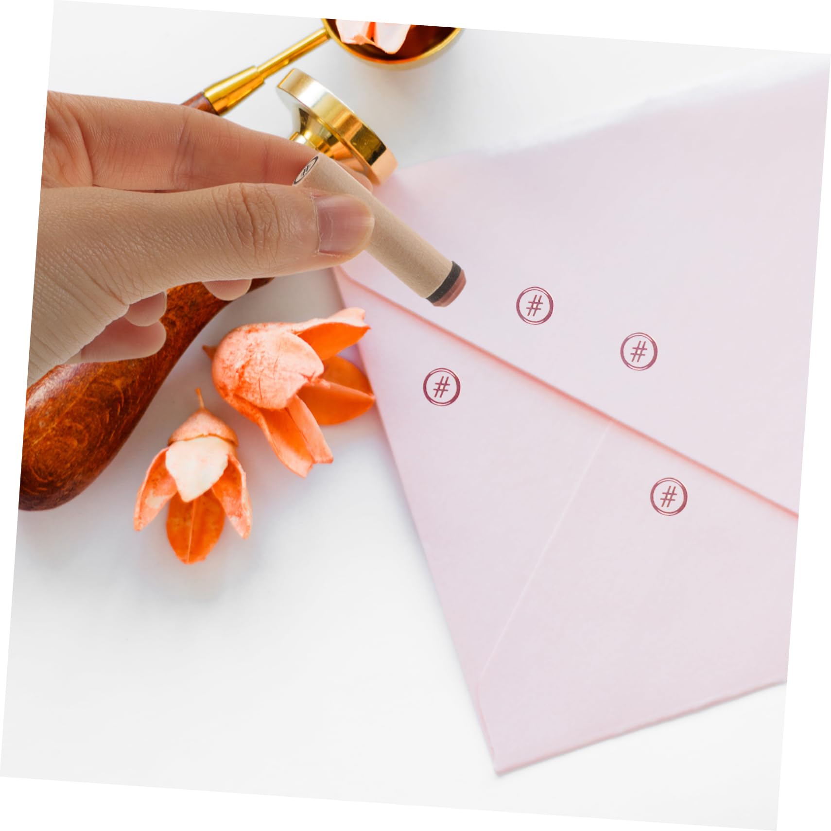 HOMSFOU 5 Set Timbri per Timbri Alfabeto per Scrapbooking per Progetti Creativi
