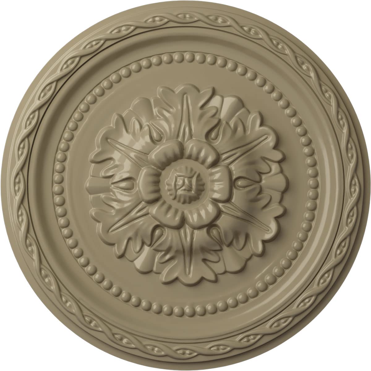 Médaillon de plafond Palmetto Cm11paacs en cuivre antique Gobi Desert