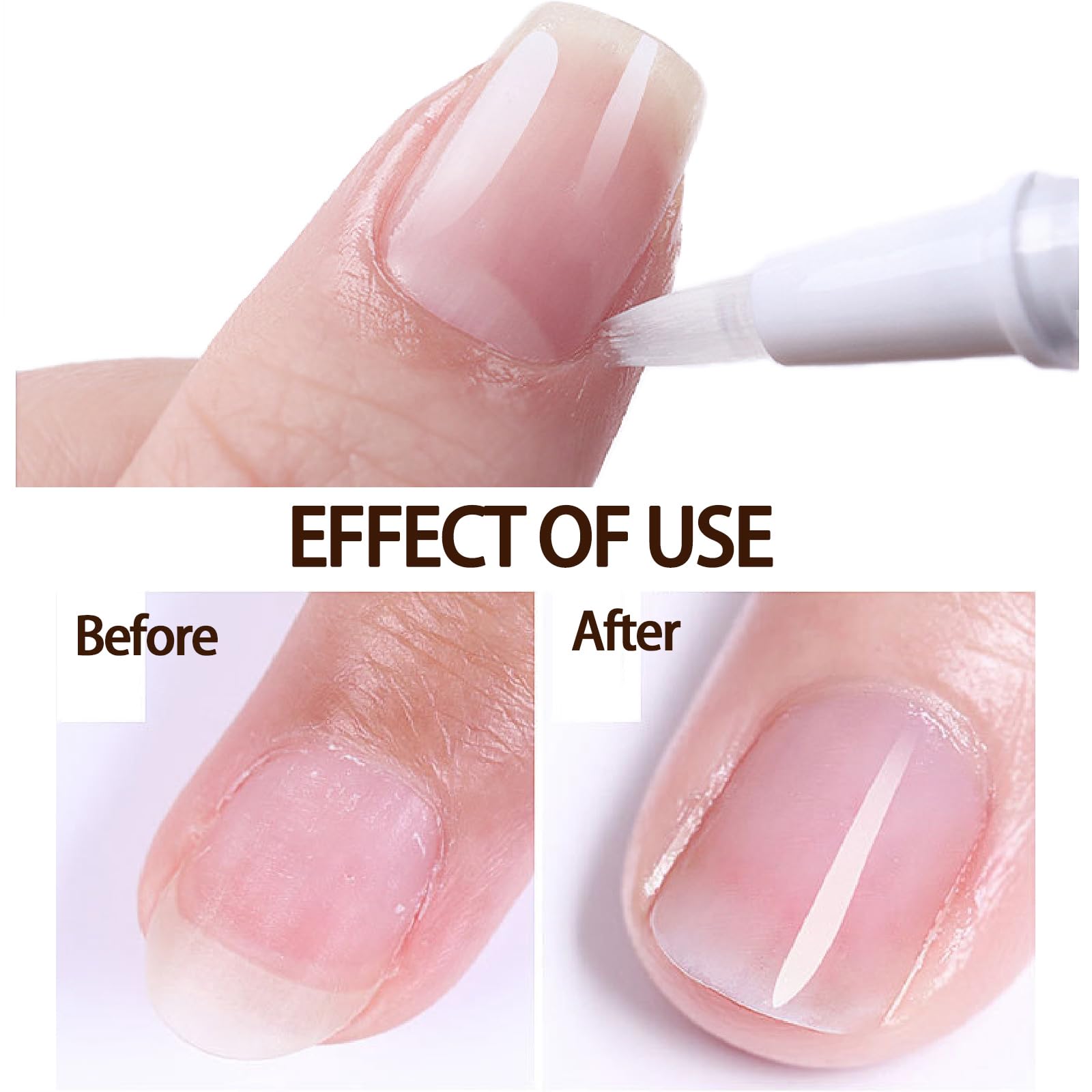 Cuticle Oil Pen for Nail Care 2PCS Cuticle Oil for Nails Moisture and Soften Dry Cuticles - Image 4