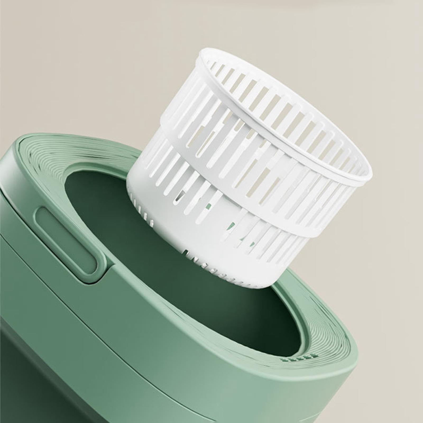 Foldable Mini Washing Machine 6.5L 3 Models Powerful for Travel Dorm Laundry Green-image-30