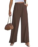 GRAPENT Wide Leg Pants for Women Work Business Casual High Waisted Dressy Pants Flowy Trousers Office