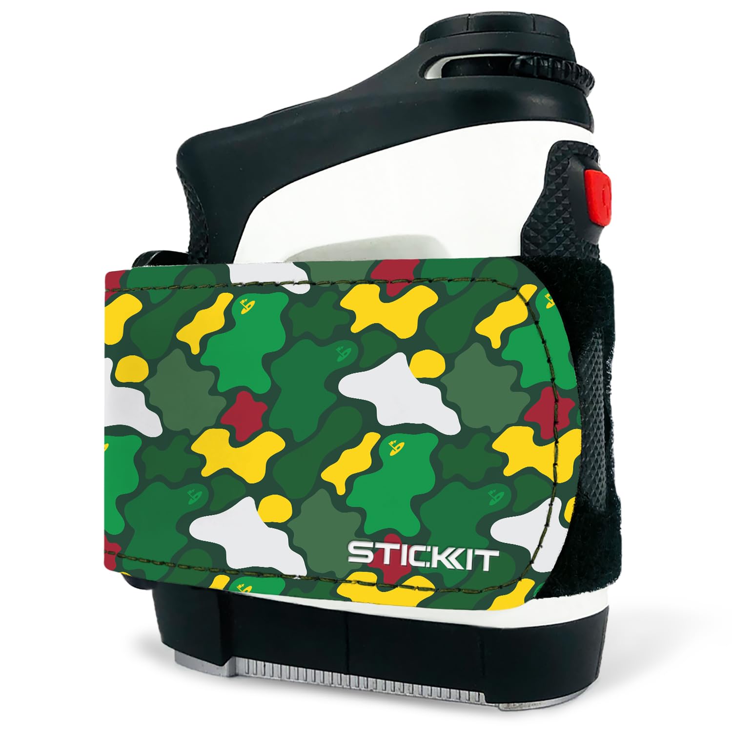 STICKIT Magnetic Rangefinder Strap | Strong Magnet Securely Holds to Golf Carts and Golf Clubs for Easy Access | Slim, Form Fitting, Size Adjustable