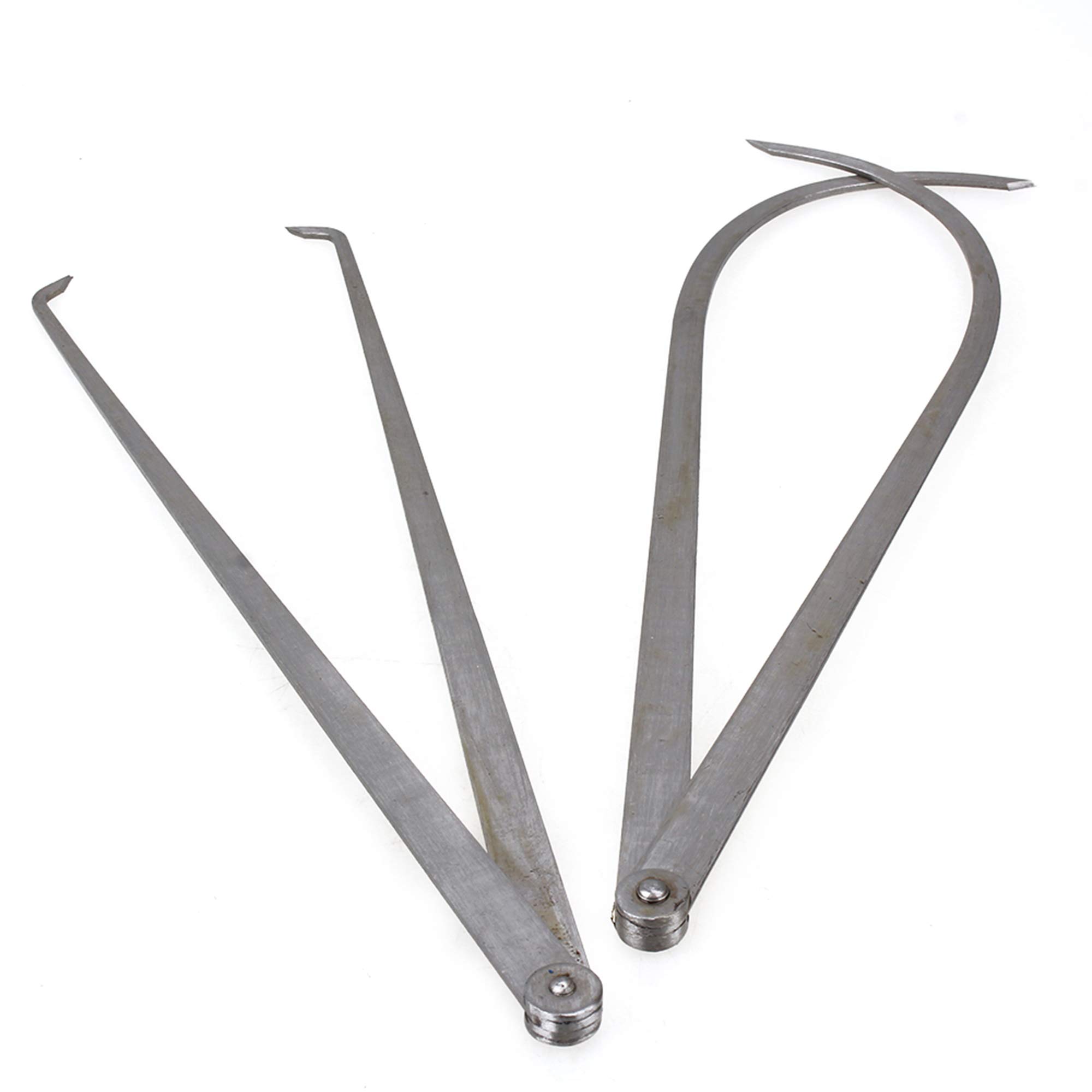 2 Pz Metallo Ditta Attrito Giunto All'interno Dritto Esterno Bow Calibro